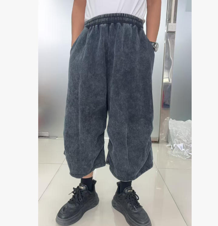 水洗短裤